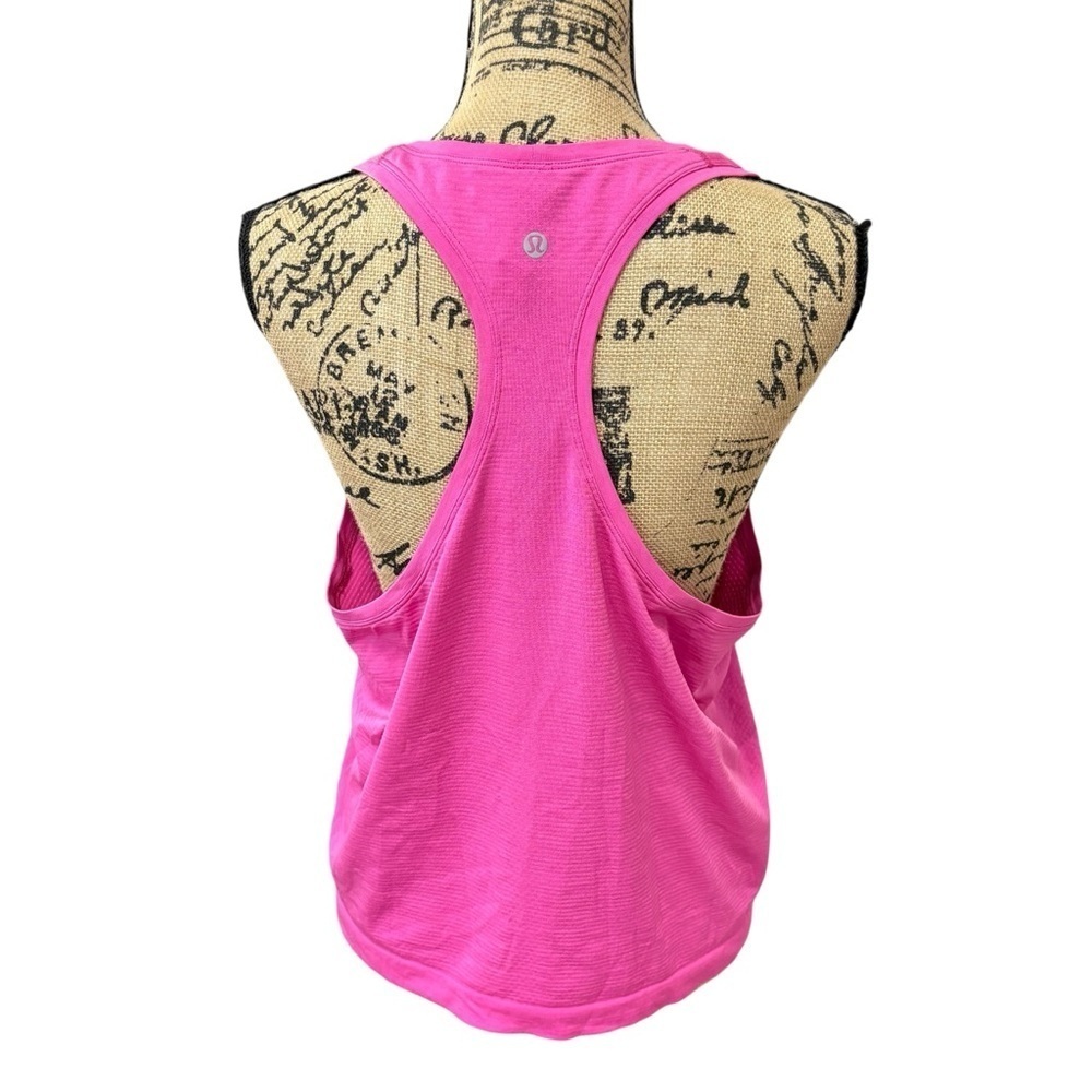 Lululemon Swiftly Tech Racerback Tank 2.0 Race Length Sonic Pink Size 14 - Picture 2 of 8